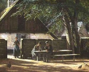 Outside an Inn