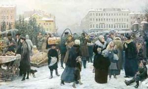 Christmas Fair by Heinrich Matvejevich Maniser
