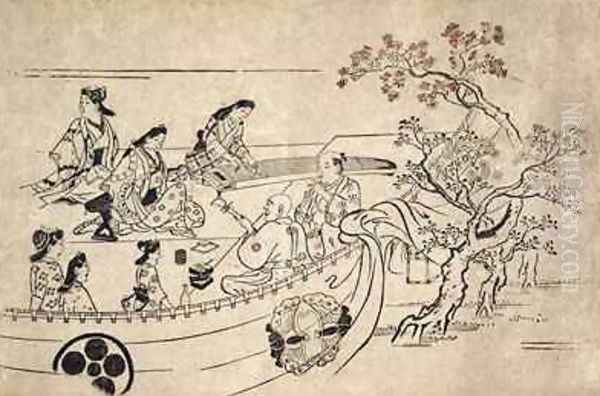 Music Under the Cherry Tree at Ueno 1680 - view 1