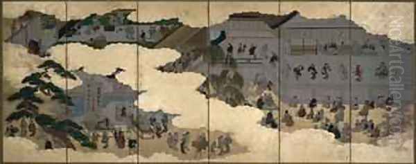 Scenes from the Nakamura Kabuki Theatre - view 1