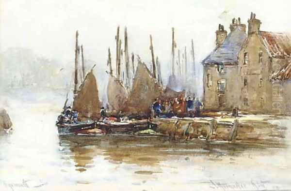 Unloading at the quayside - view 1