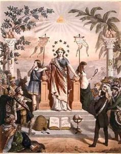Freemasonry Instructing the People 1875