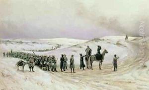 Bulgaria a scene from the Russo-Turkish War of 1877-78 1879 by Mikhail Georgievich Malyshev