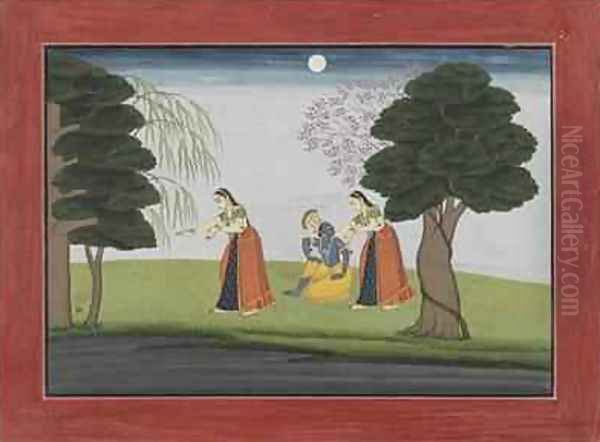 Krishna Vanishes from His Favourite - view 1