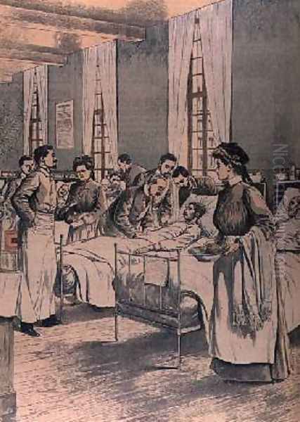 Visit to the Hospital from Le Petit Journal 24th May 1903 - view 1