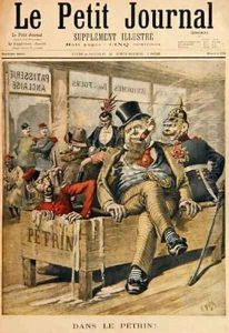 In a Mess illustration from Le Petit Journal by P.H.G.V. Michel