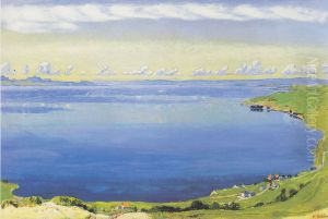 Genfersee Von Chexbres Aus by Ferdinand Hodler
