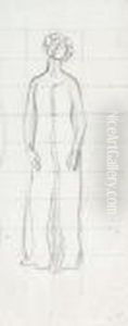Studie Zu"blick In Die Ewigkeit" by Ferdinand Hodler