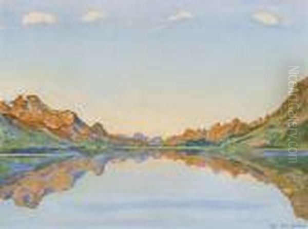 Silvaplanersee Im Herbst - view 1