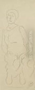 Study Of A Woman by Ferdinand Hodler