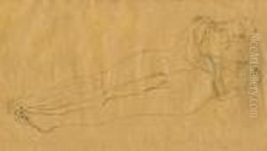 Liegendes Liebespaar by Ferdinand Hodler