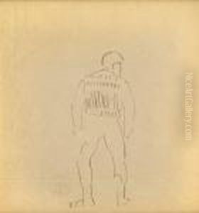 Studie Kriegerfigur Zu "ruckzug Von Marignano" Studie Kriegerfigur Zu "ruckzug Von Marignano"