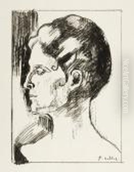 Profil Demadame Ferdinand Hodler - view 1