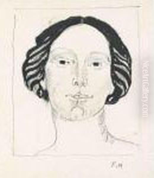 Bildnisstudie Jeanne Charles Cerani-cisic Zum Medaillon Der 50-franken-note - view 1