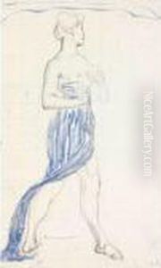 Die Empfindung by Ferdinand Hodler