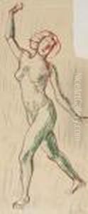 A Dancer by Ferdinand Hodler