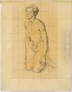 Kniender Knabe by Ferdinand Hodler