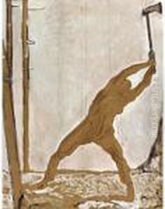 Der Holzfaller by Ferdinand Hodler