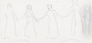 Blick In Die Unendlichkeit by Ferdinand Hodler