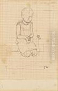 Studie Zu "der Auserwahlte" Und "anbetung". by Ferdinand Hodler