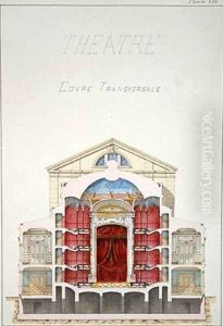 Cross Section of a Theatre by H. Monnot