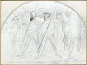 Etude Pour La Retraite De Marignan En 1515 (1897) by Ferdinand Hodler