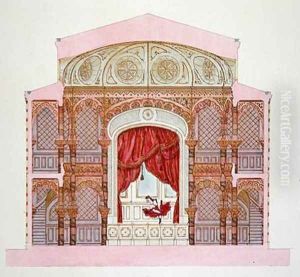Cross section of a Cafe-Concert by H. Monnot