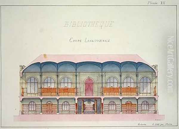 Cross section of a Library - view 1