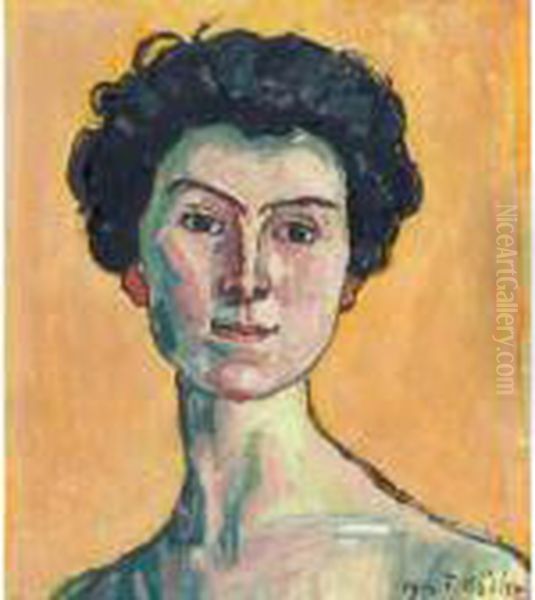 Portrait Of Clara Pasche-battie - view 1