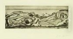 Die Liebe by Ferdinand Hodler
