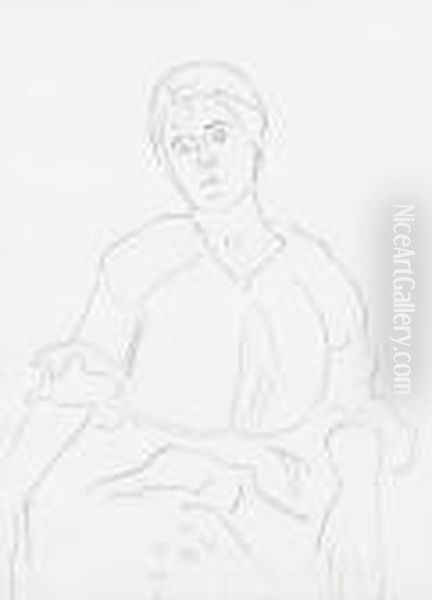 Sitzende Frau - view 1