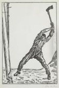Der Holzfaller by Ferdinand Hodler