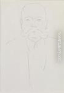Studie Zu 'bildnis Francois Roy' Studie Zu 'bildnis Francois Roy'