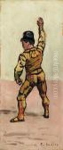 Schworender - Studie Zu ‹einmutigkeit› by Ferdinand Hodler
