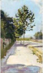 Street Of St. Georges by Ferdinand Hodler