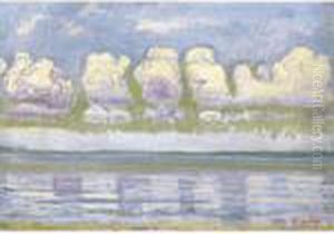 Lake Geneva With Jura (landscape Rhythm Of Forms) by Ferdinand Hodler