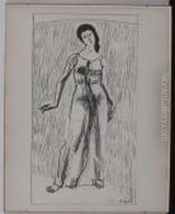 Standing Woman by Ferdinand Hodler