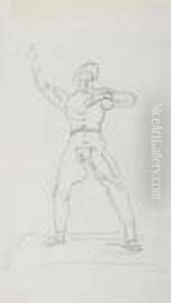 Study For Two Swearing An Oath. - view 1