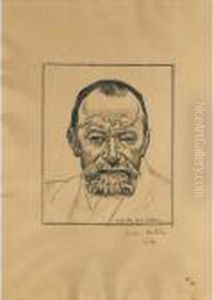 Selbstbildnis by Ferdinand Hodler