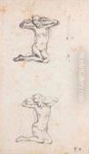 Studie Zu 'der Tag' - Recto by Ferdinand Hodler