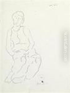 Femme Assise by Ferdinand Hodler