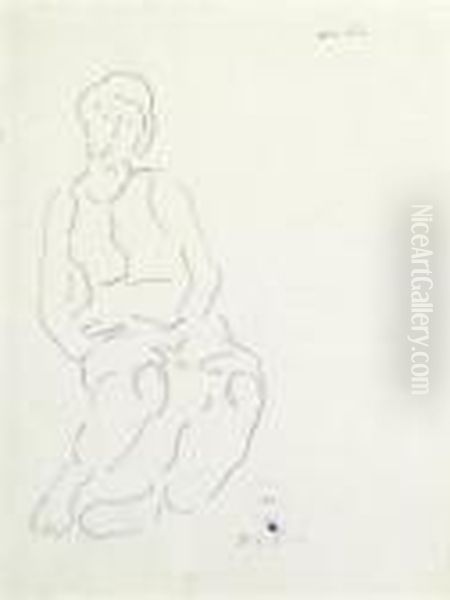 Seated Woman. - view 1