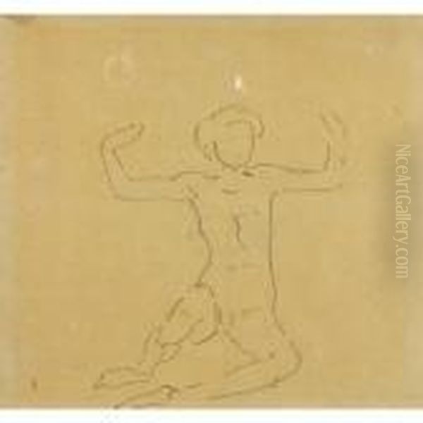 Figurenstudie Zu 'der Tag' Ii
Figure To 'the Day' Ii (study) by Ferdinand Hodler
