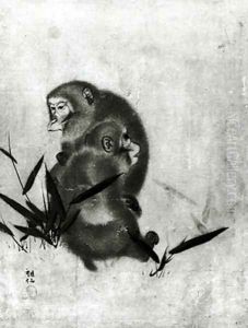 Monkeys by Sosen Mori