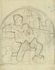 Study For "la Retraite De Marignan". 1896.