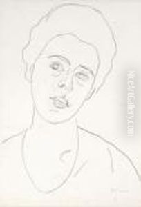Bildnis Gertrud Muller - Recto Und Verso Bildnis Gertrud Muller - Recto Und Verso