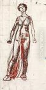 Studie Zu Blick In Die Unendlichkeit - Recto Und Verso Studie Zu Blick In Die Unendlichkeit - Recto Und Verso