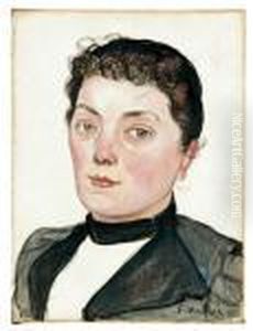 Fanciulla Di Berna by Ferdinand Hodler