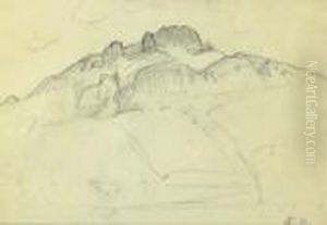 Pointe D'andey by Ferdinand Hodler