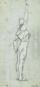 Study For The Fresco In The Assembly Hall Of Jena University: "der Schwur" (the Oath)